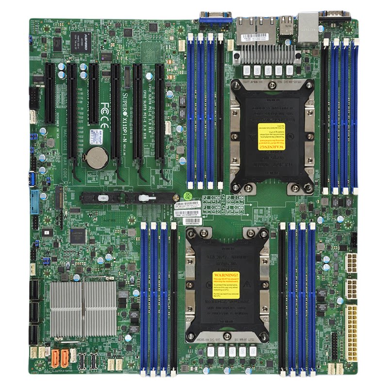 全新超微X11DPI-N双路IPMI2.0服务器主板U套装3647针C621接口SATA