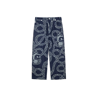 PRONOUNCE x LABUBU  25AW 无限绳索牛仔长裤 设计师品牌联名款