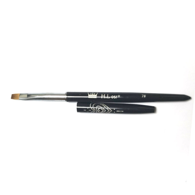 HLOSR高品质美甲笔光疗甲貂毛光疗笔刷光疗彩胶延长胶工具美甲笔