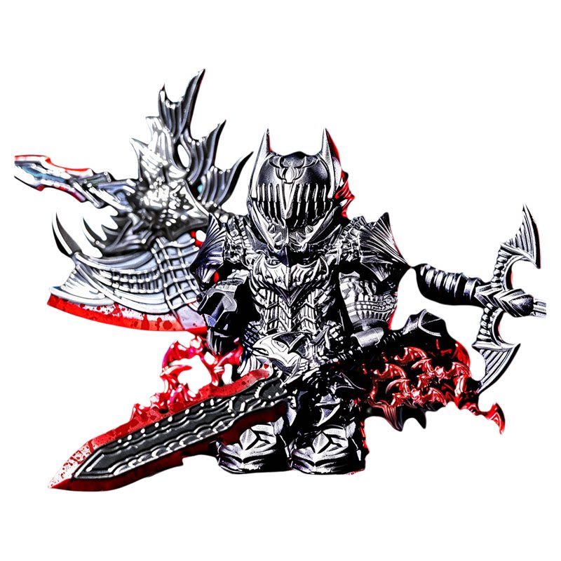 蝙蝠侠古代士兵重甲盔甲黑暗骑士遗产积木小人人仔装备武器玩具