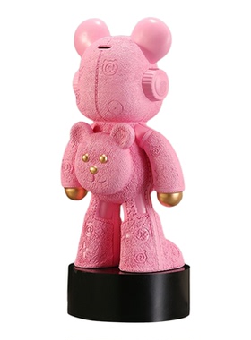 暴力熊落地摆件大号大型客厅电视柜装饰品卡通存钱罐公仔乔迁礼物