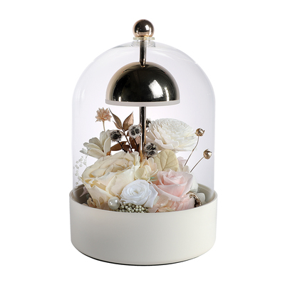 永生花台灯真花高级感家居摆件礼盒新婚生日教师节礼物送女友