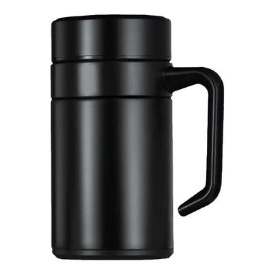 带把手304不锈钢刻字定制保温杯