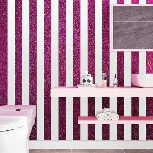 跨境电商专供10CM宽自闪葱闪光粘砂墙纸贴金粉即时贴墙壁纸闪纸