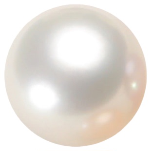 一颗粒天然淡水正圆形打大孔白色大小真珍珠散珠diy材料手链项链