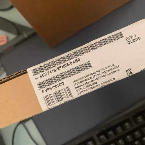 议价全新 6ES7 416-2FN05-0AB0西门子S7-400 CPU模块