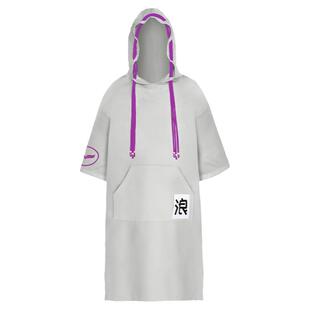 安泊来游泳冬训浴袍潜水斗篷吸水披风速干浴巾成人沙滩换衣孔毛巾