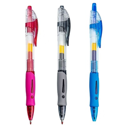 按动中性笔0.5mm签字笔