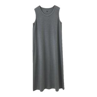 诺初孕妇装◆春秋装宽松韩版休闲长袖格子衬衫灰色背心连衣裙套装