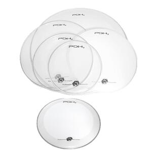 PDH架子鼓皮小军鼓嗵鼓底鼓皮单层透明带止音圈特惠套皮音色美丽