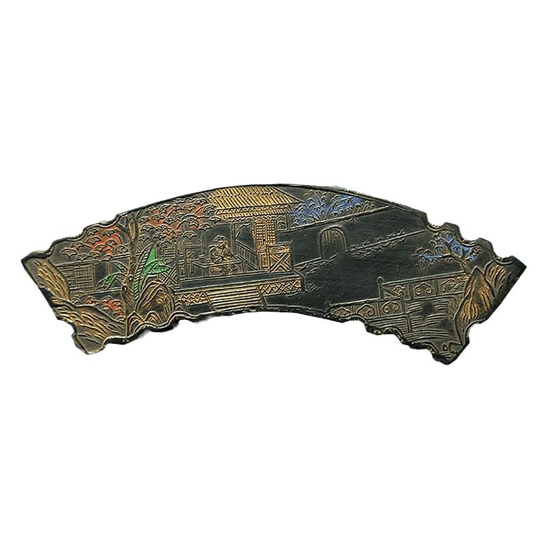 国家非遗 1981年制 清代乾隆老墨版《乐寿堂藏墨》胡开文收藏级墨块 油烟墨条文房四宝笔墨纸砚 大块徽墨礼品