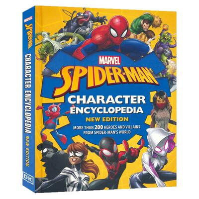 DK Marvel Spider-Man Character Encyclopedia New Edition 漫威蜘蛛侠角色百科全书 新版 精装英版 英文原版进口图书