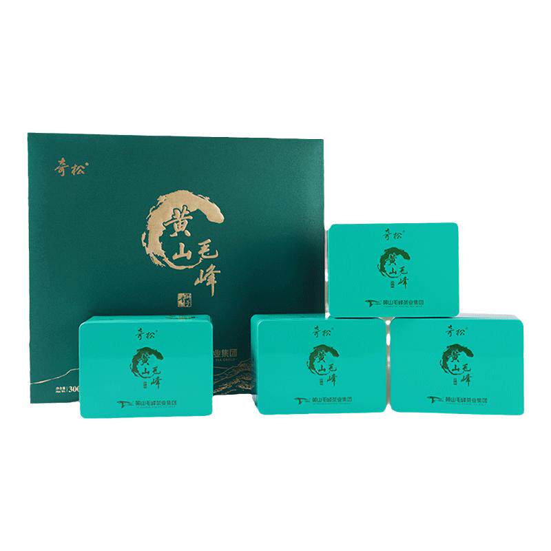 奇松黄山毛峰特级绿茶礼盒