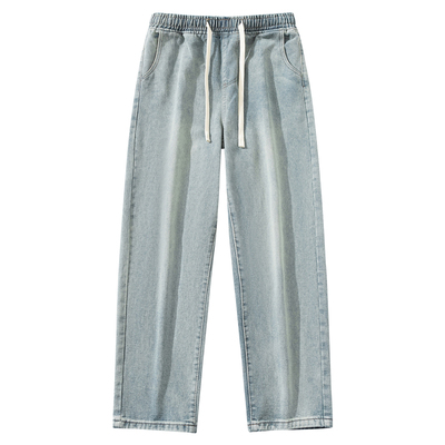 NASA官方进口美式潮牌牛仔长裤