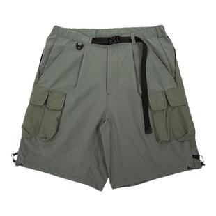 NOFAITH日系复古大口袋工装短裤男夏季潮流宽松休闲五分裤无信仰