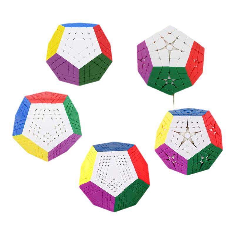 圣手高阶五魔方三四五六七阶五魔方实色顺滑异形速拧儿童益智玩具