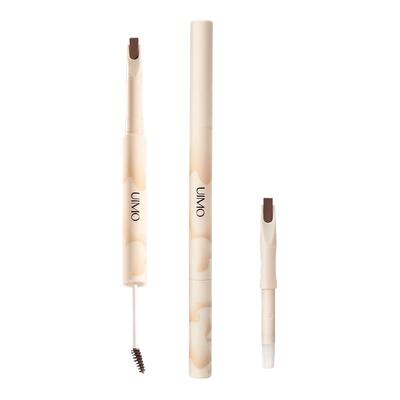 UIMO双头眉笔染眉膏持久防水不脱色砍刀眉笔初学者女野生眉