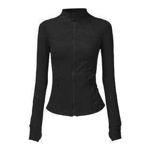 lulu同款瑜伽服女显瘦运动外套长袖define夹克紧身跑步健身上衣