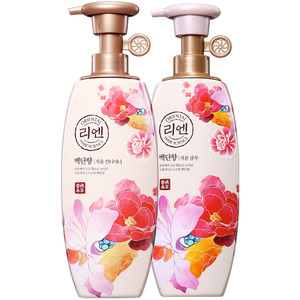 睿嫣白檀香洗发水护发素套装1000ML 改善毛躁清洁护发韩国LG进口
