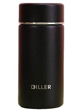 diller保温杯女茶水分离水杯子