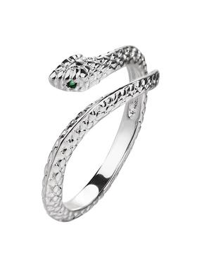 轻奢高级感设计小众蛇形戒指