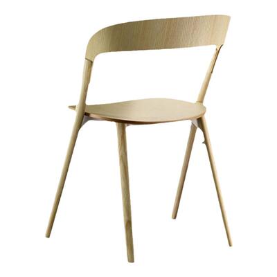 Magis简约现代实木休闲椅餐椅
