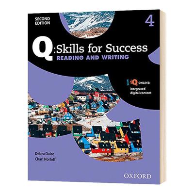 牛津学术英语成功系列读写教材 4级 英文原版 Oxford Q Skills for Success Reading and Writing 4 进口原版英语书籍 OUP Oxford