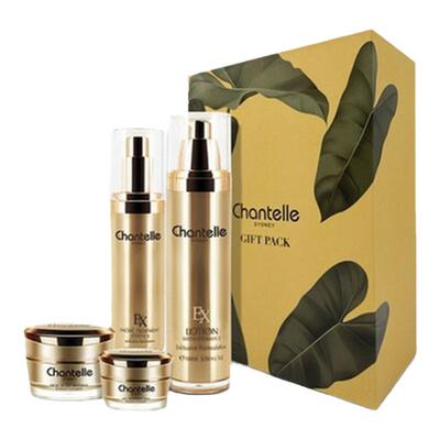 澳洲香娜露儿chantelle 套装礼盒羊胎素护肤四件面霜乳液精华眼霜