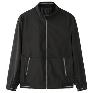 【简约纯色】才子男装立领夹克男2025春春季新款休闲短款外套