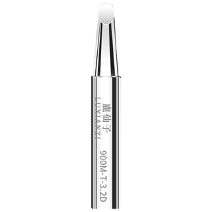 鹿仙子烙铁头内热式无铅电烙铁洛铁头尖嘴刀头马蹄锡焊936通用型