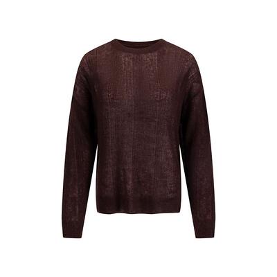 轻透舒适绵羊毛针织衫女