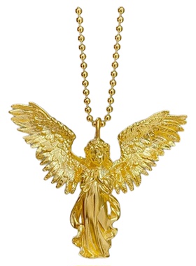 爱河守望小天使项链纯银