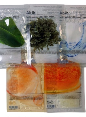 保湿补水面膜abib鱼腥草复活草