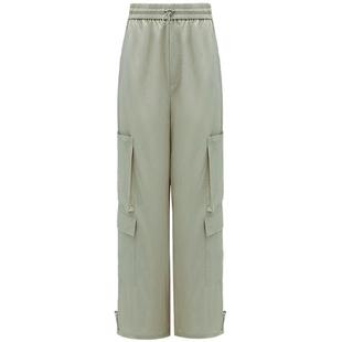 【3件5折】COCOBELLA工装风阔腿降落伞裤女抽绳直筒休闲裤PA7025