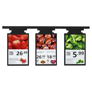 爆款奥家10.2英寸价签LCD货架标签智能电子价签LED显示屏商场超市电子价格牌生鲜海鲜食品价格彩屏广告标价牌