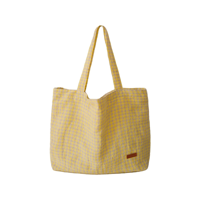 SecondMoon比利时进口纯亚麻韩系百搭帆布袋