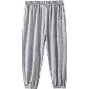 【抗菌+速干】棉花堂儿童裤子宝宝睡裤女童防蚊裤男童家居裤夏季