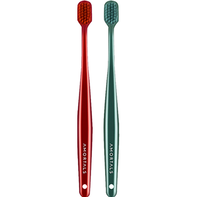 官方正品尔木萄礼盒装牙刷2支装