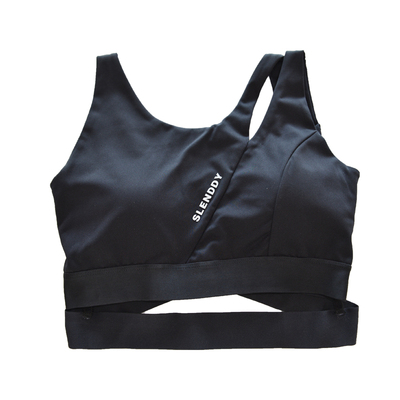 slenddy高强度运动内衣交叉美背