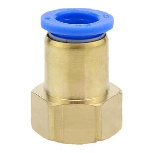 气管快速快插接头PCF内螺纹直通PCF4-M5/6-01/8-02/10-03气动元件