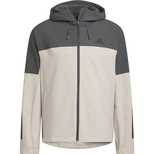 Adidas/阿迪达斯正品V SFT SHELL JK2男女拼接宽松外套KF5231