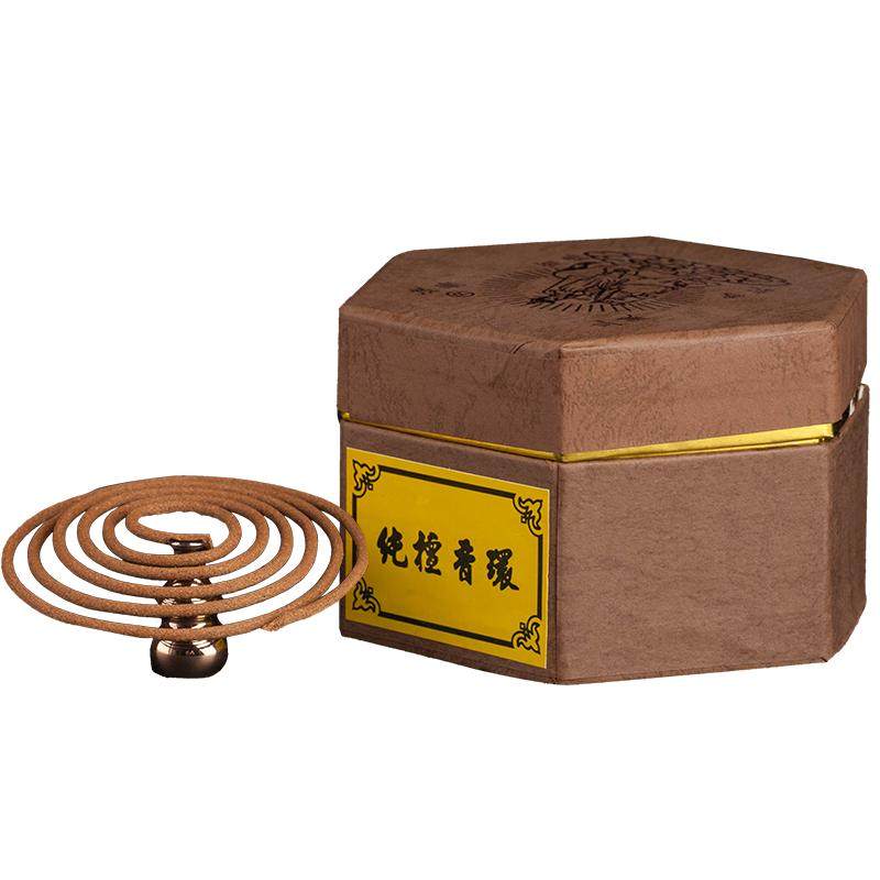 美真香老山檀香盘香熏香家用室内居家礼佛香供香香薰4/12/24小时