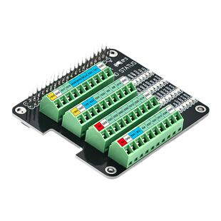 GPIO扩展板适用树莓派Raspberry Pi 3B+/4B/5B接线柱端子接口模块