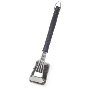 烧烤网清洁刷不锈钢铁丝刷子洗烧烤架烧烤炉钢刷专用烧烤钢丝刷子