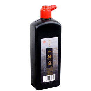 墨汁一得阁墨水书法专用大瓶500g250克毛边纸墨液练习学生云头艳小瓶100g书画国画墨一德阁正品精致墨汁