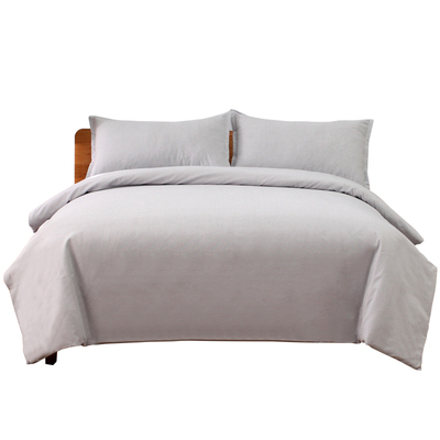 【粗布被套单件】100%纯色素色