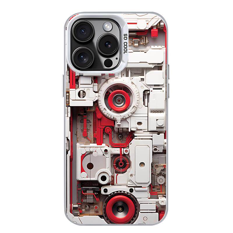 机械装置适用于苹果14手机壳iPhone15promax电路板13男款12mini高级感11内部plus潮牌xs乐高8积