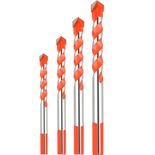 霸王钻多功能玻璃混凝土瓷砖大理石钻头不锈钢开孔三角钻6mm-12mm