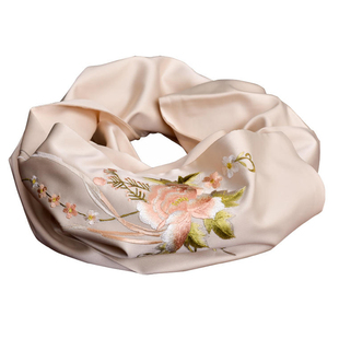 苏绣刺绣围巾中国特色礼品出国送老外苏州旅游纪念品女教师节礼物