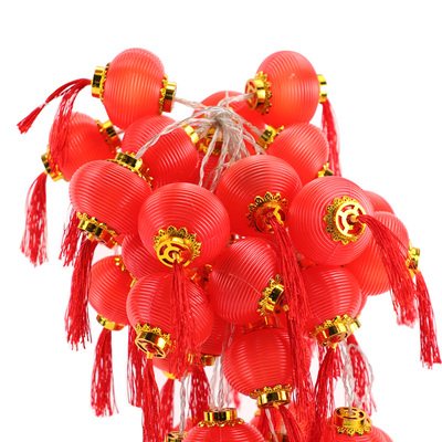 新年福字小红灯笼春节装饰挂饰
